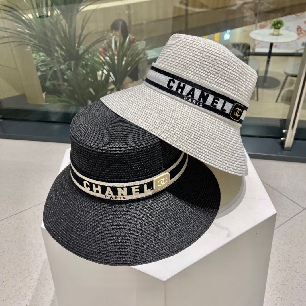 Chanel 2023 summer new straw hat