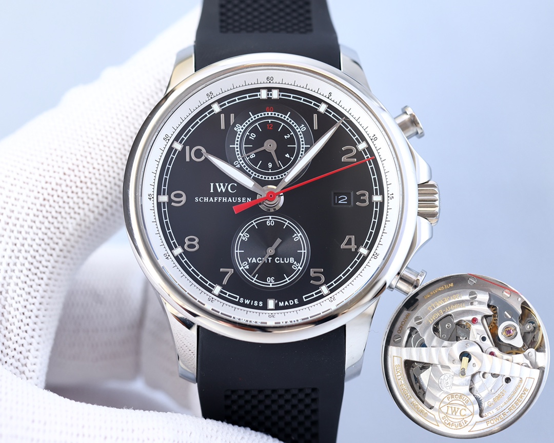 IWC- Portuguese IW390704 with Cal. 89361 chronograph movement Superluminova