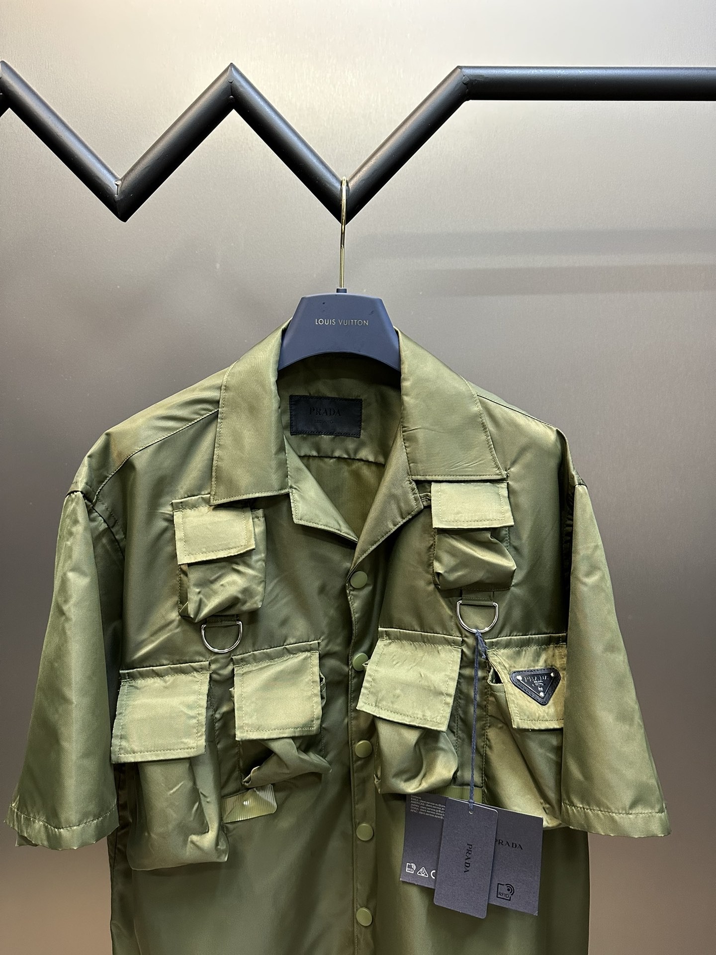 Prada battlefield functional style short sleeved