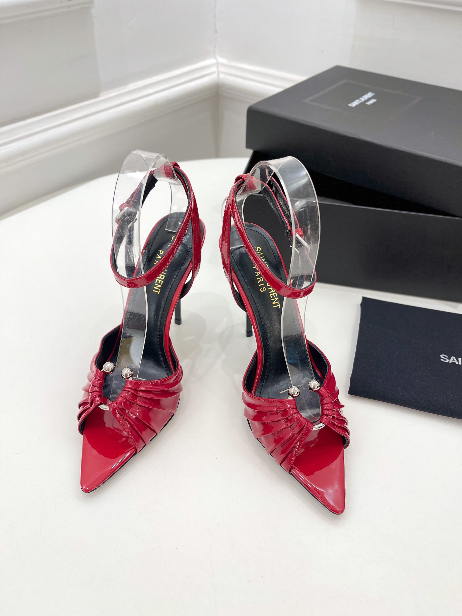 𝙎𝙖𝙞𝙣𝙩 𝙇𝙖𝙪𝙧𝙚𝙣𝙩 | 𝟐𝟎𝟐𝟏/𝐒𝐒 𝐧𝐞𝐰 YSL｜Roland 2022/fw early spring new baked high heels