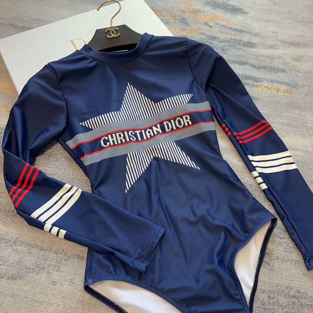 Dior Alpine Long Sleeve Swimsuit