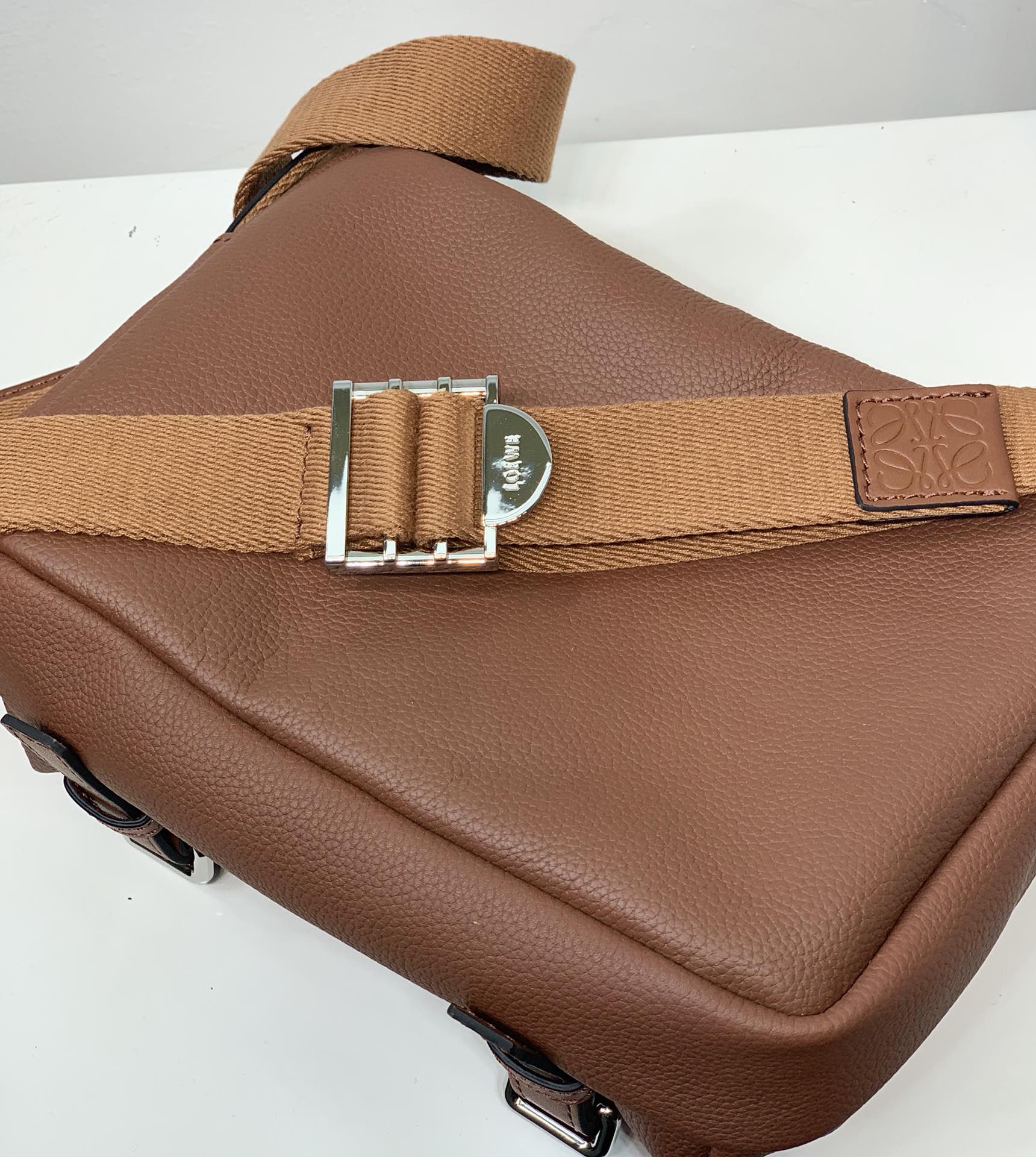 LOEWE latest military messenger bag