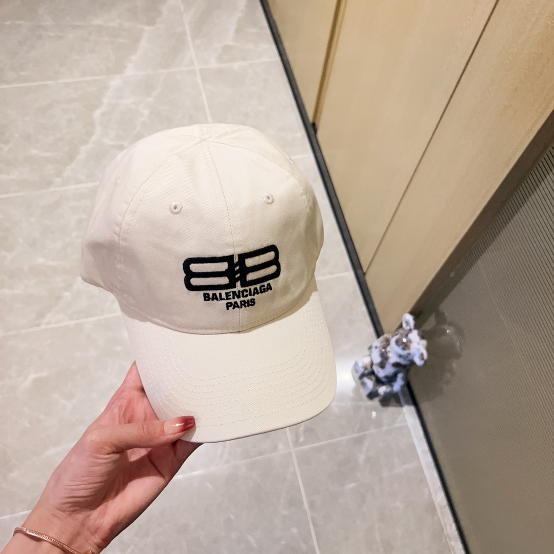[Balenciaga] 2023 new style embroidered baseball cap