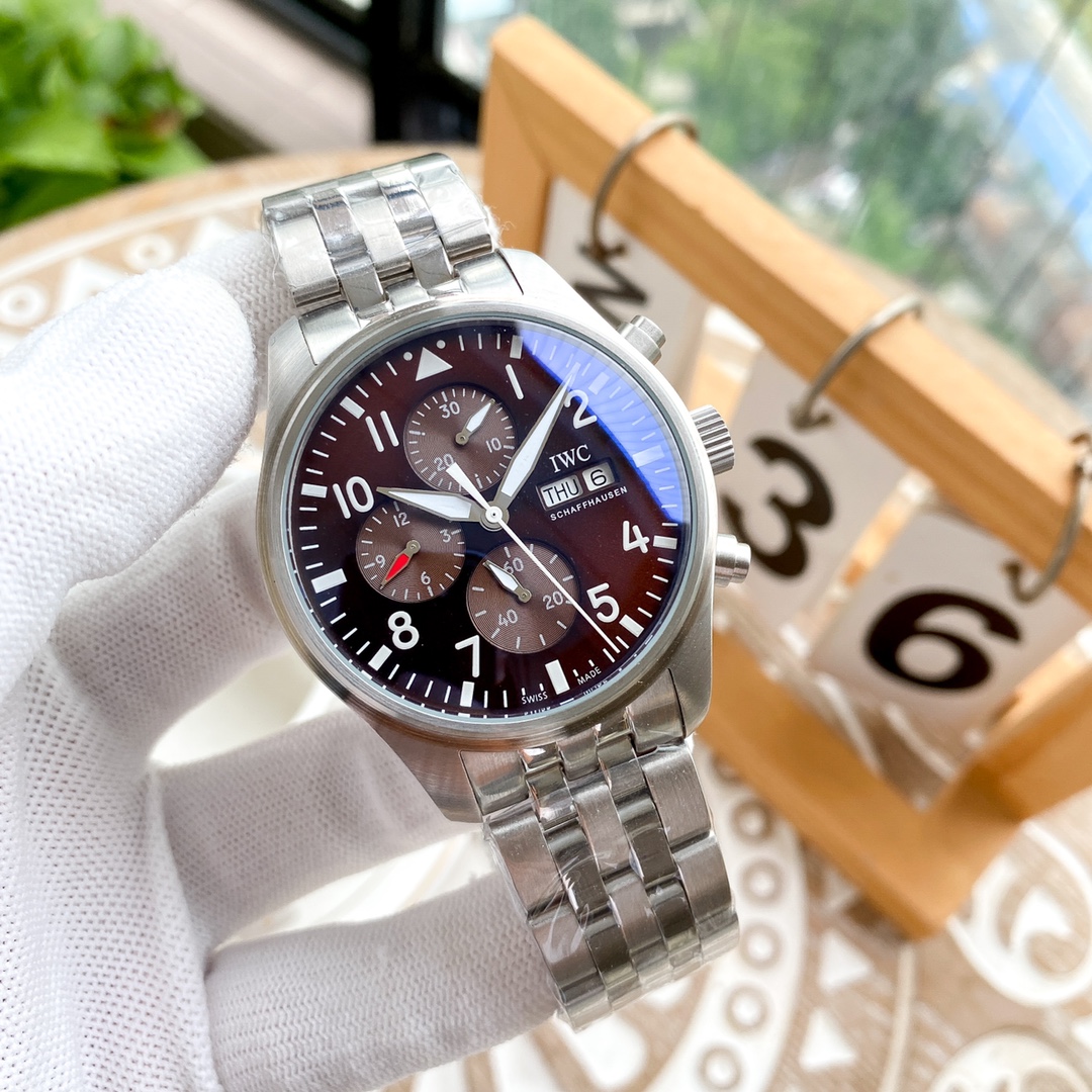 IWC- Pilot's Watches, Fine Men's Watches, Multifunctional Design Mineral Superlens