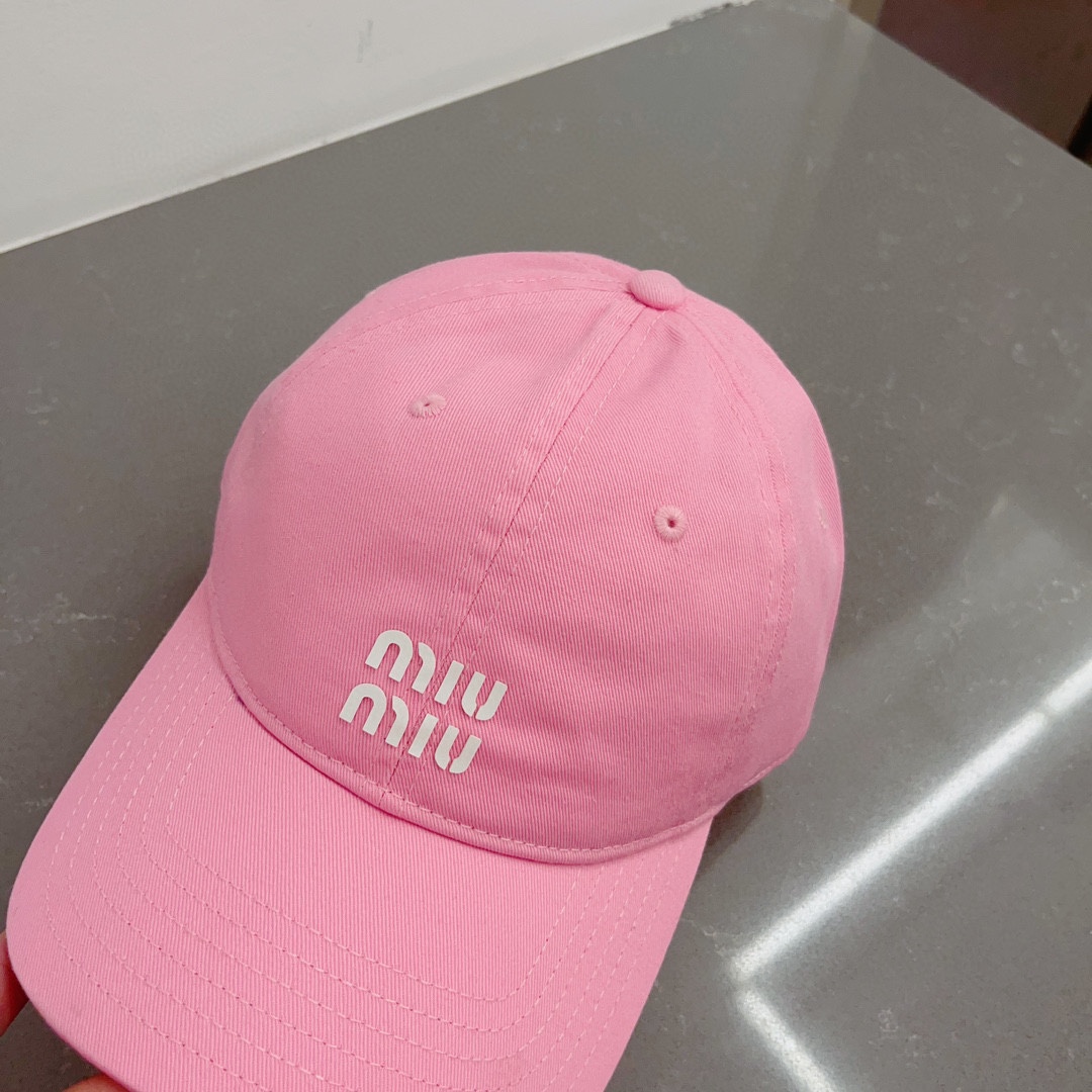Miu Miu peaked cap, van cloth cap, baseball cap