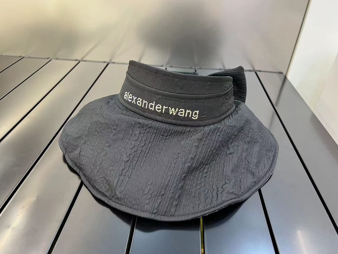 Wang Alexander's new large brim empty top hat