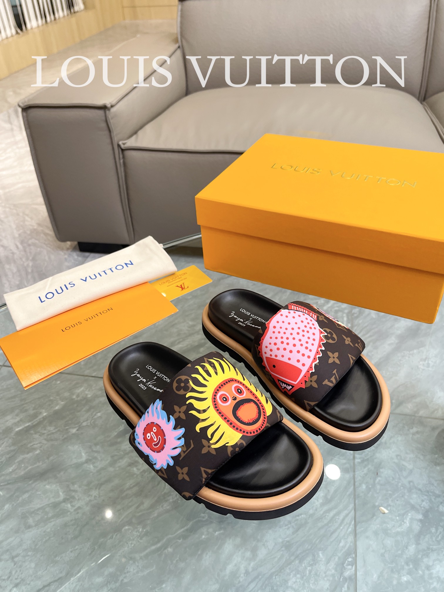 Louis Vuitton 2023 lovers mandarin duck shoes