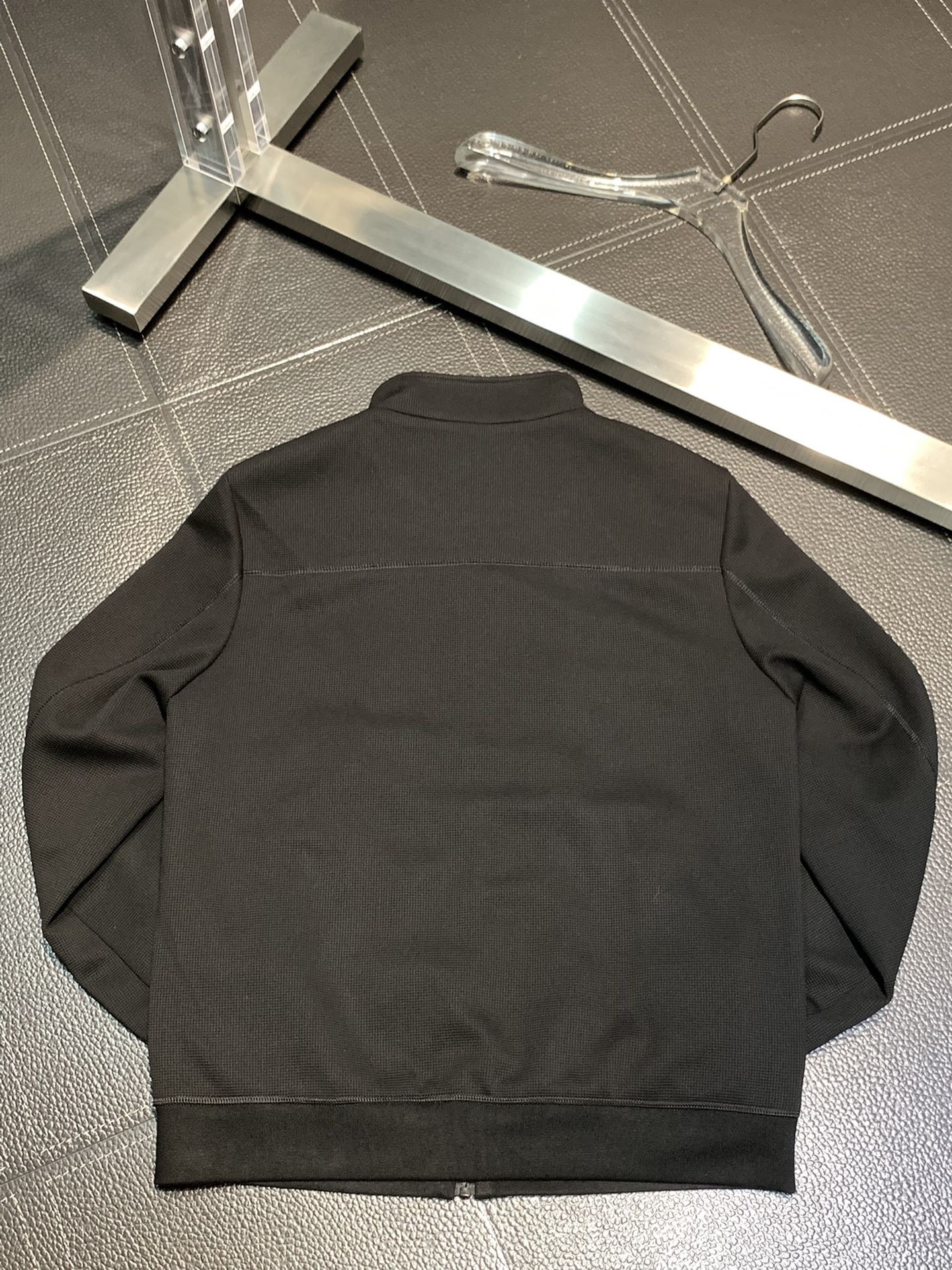 Zegna lapel knitted jacket