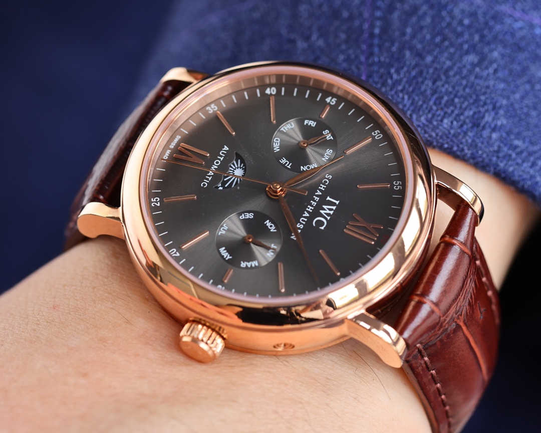 IWC- Portofino Multifunctional Premium Automatic 9100 Multifunctional Imported Mechanical Movement