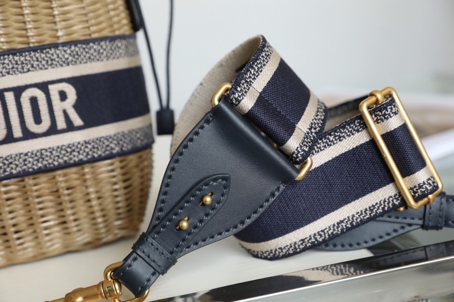 Dior Wicker Basket Bag