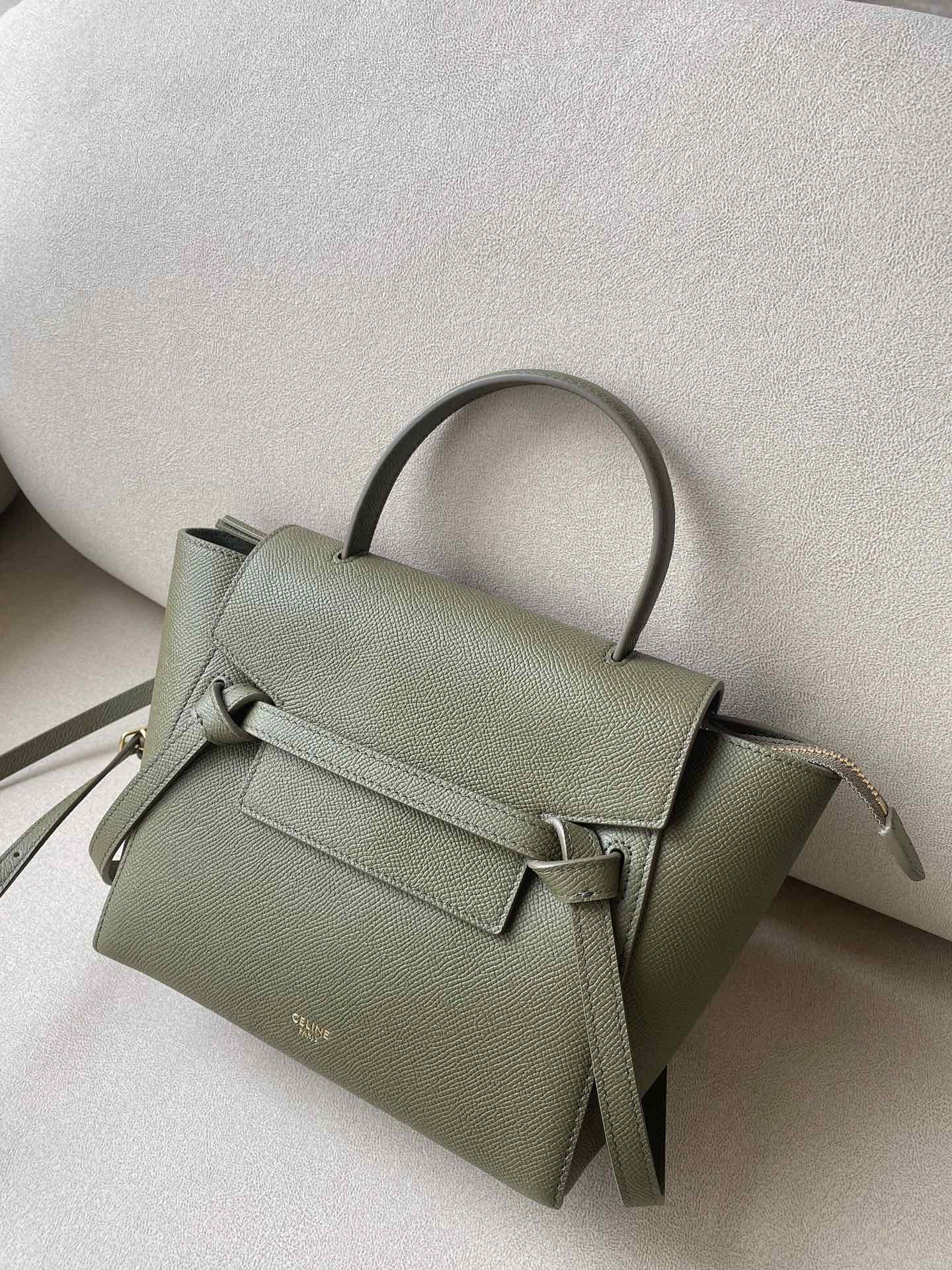 𝐂𝐞𝐥𝐢𝐧𝐞 Belt Bag Catfish Bag Small Grained Calfskin