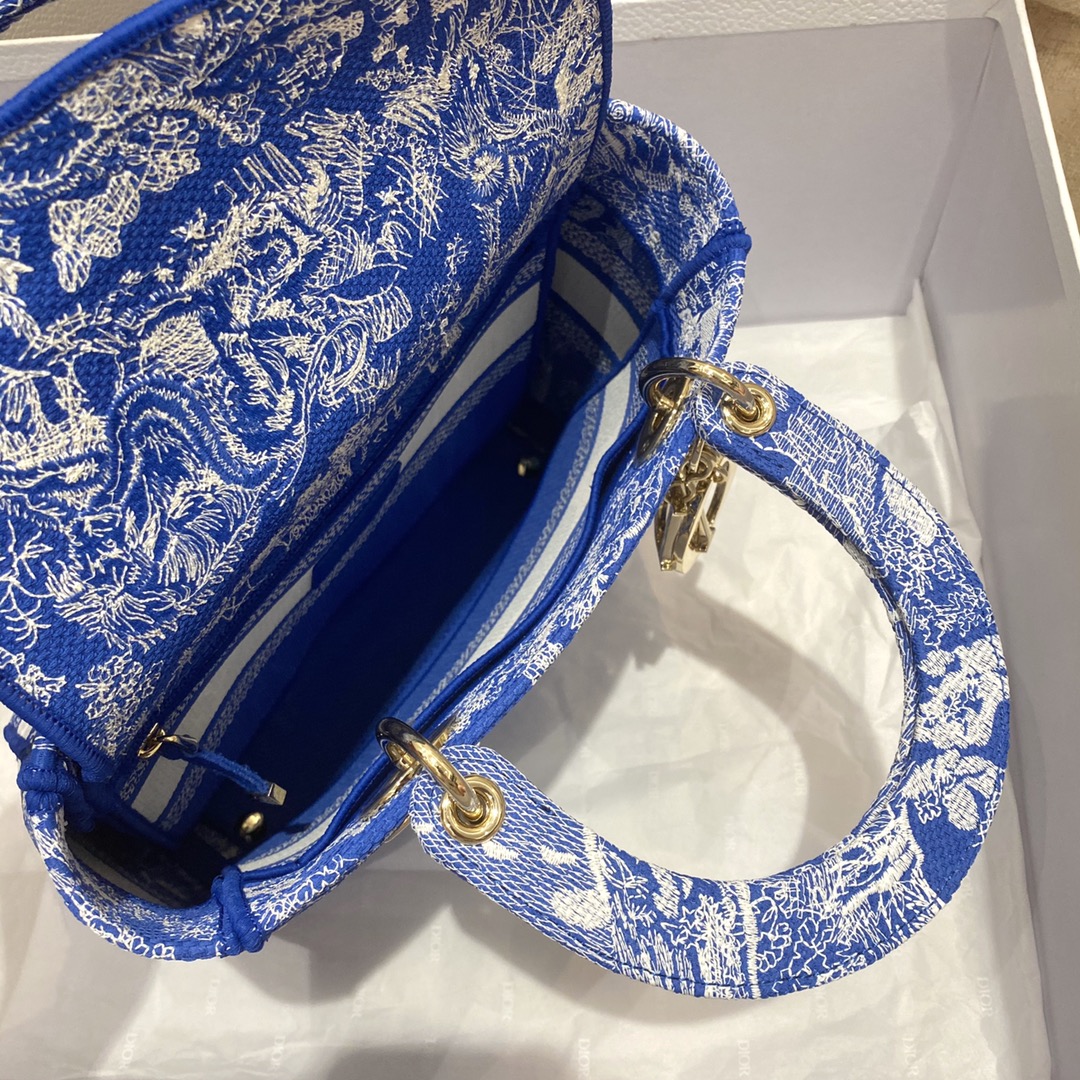 LADY DIOR new tiger embroidery fluorescent series