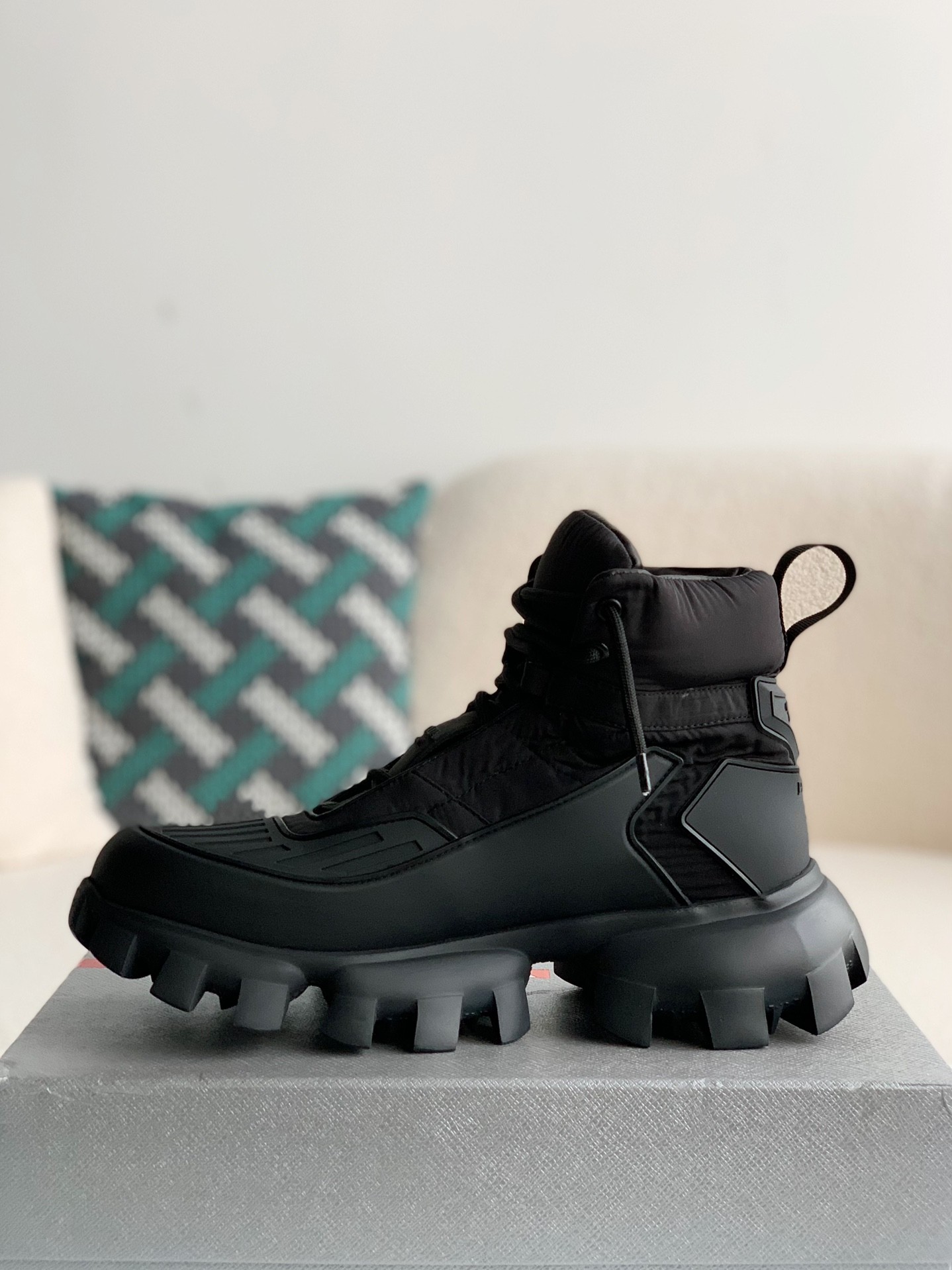 Prada Cloudbus Thunder technology fabric sneakers