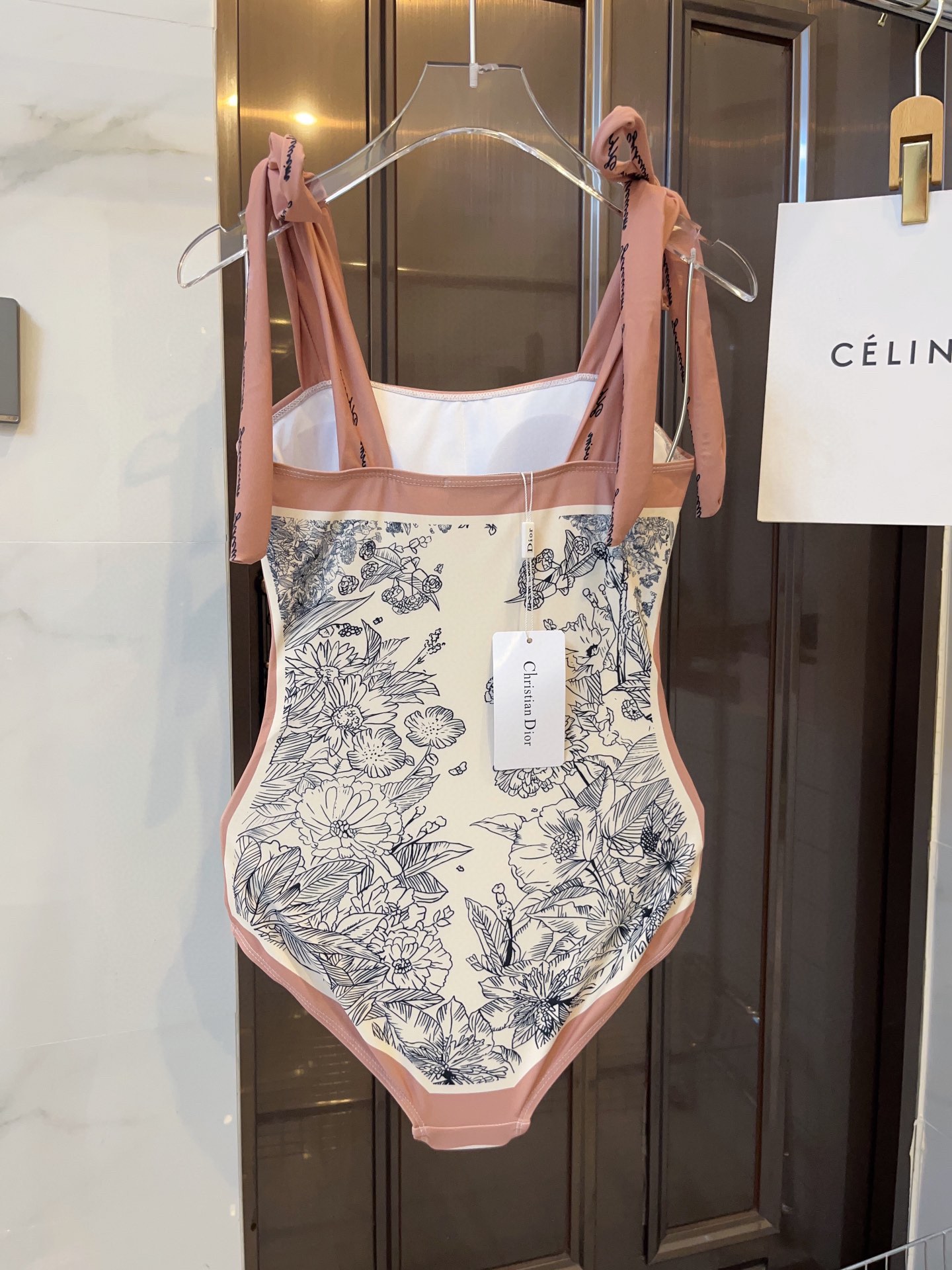 Dior one-piece swimming costume