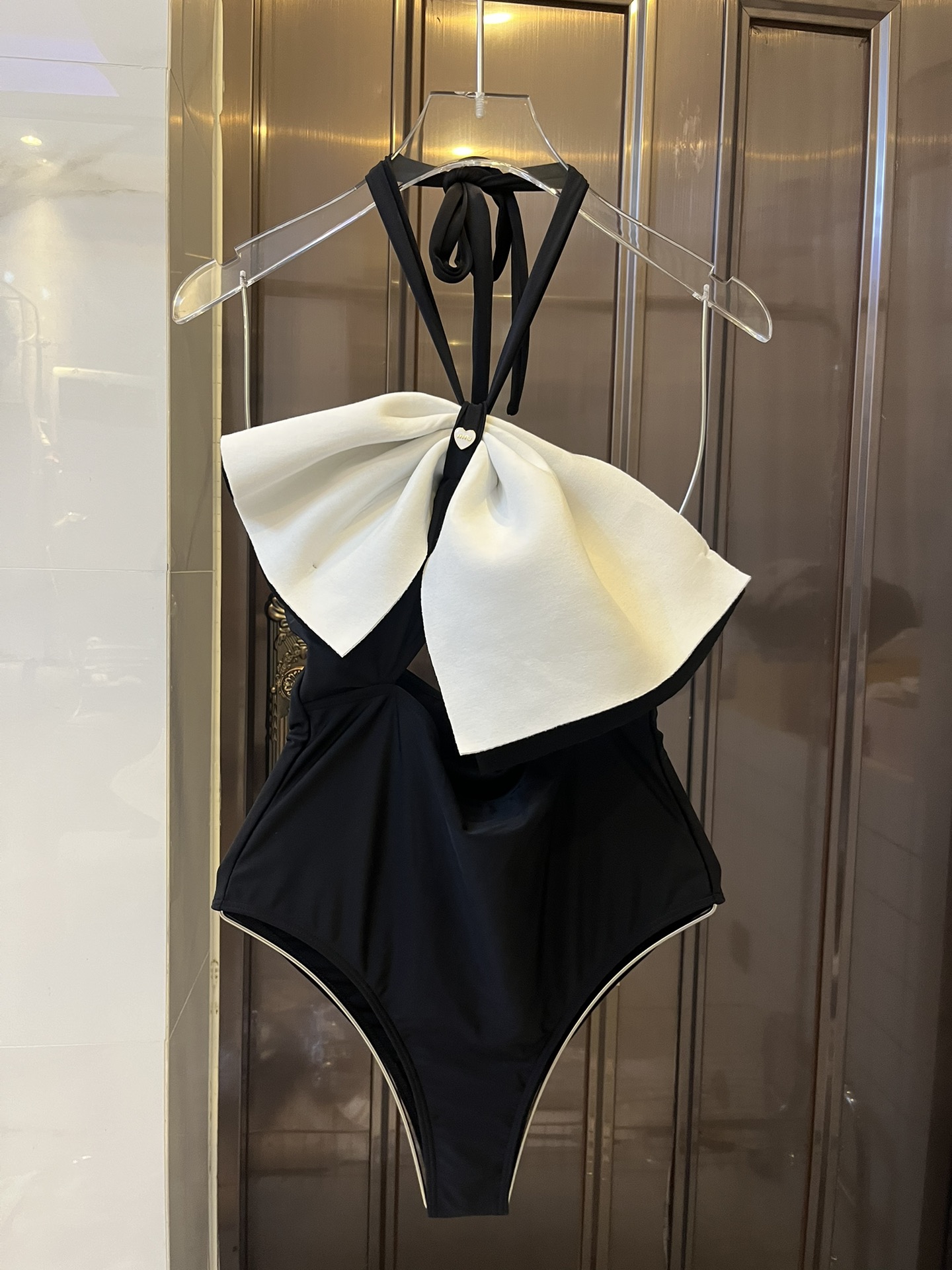 miumiu  one-piece bow bikini swimming costume