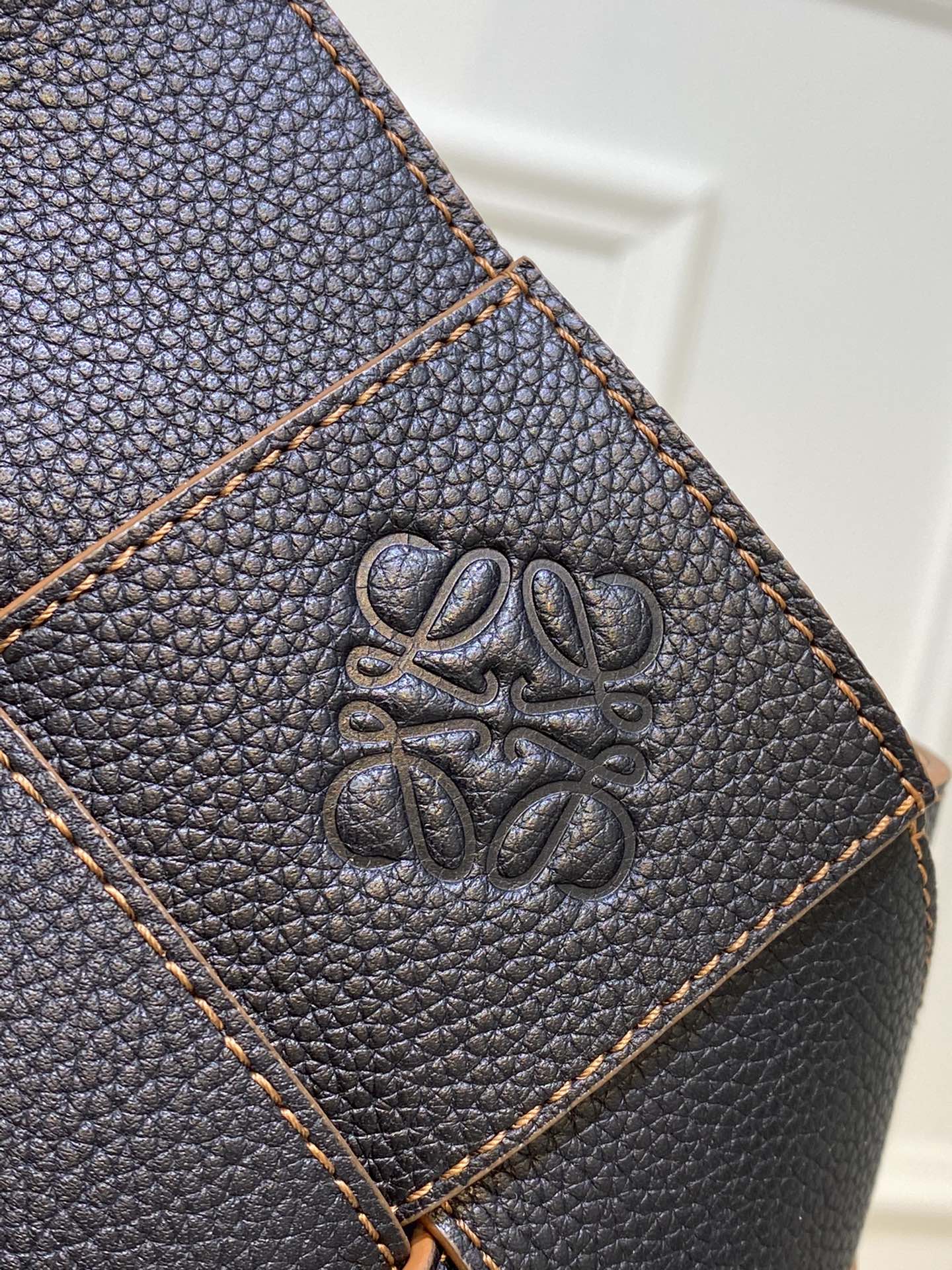 LOEWE Woven Basket Gingham Bag #10118