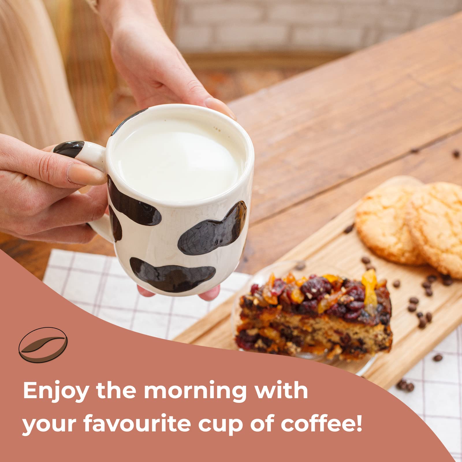 Cow Coffee Mug Cow Stuff 15oz Ceramic Cow Cup - Cow Mug with Udders - Cow Print Cups - Weird Milk Cow Mugs with Udders Cow Print Cup Gifts for Women - Taza de Vaca Cow Lover Gifts