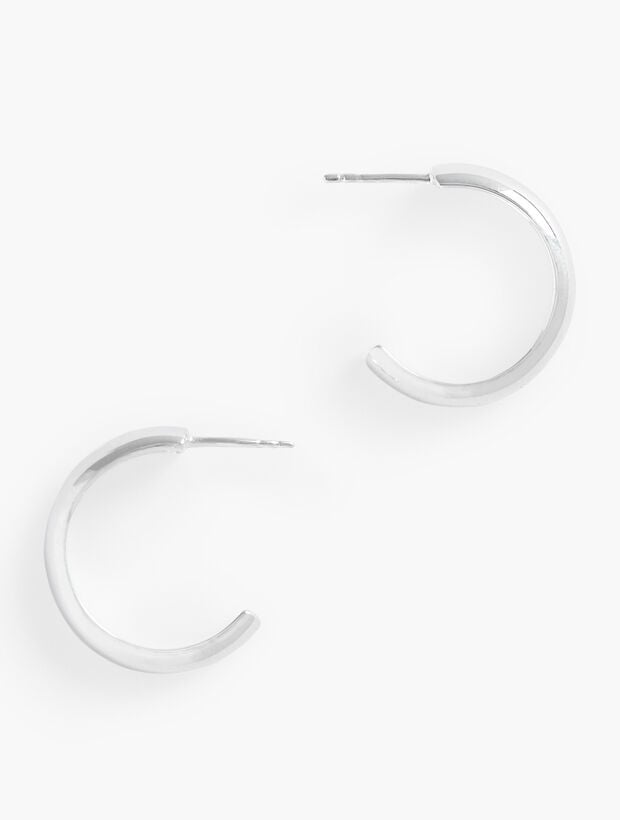 Sterling Silver Hoop Earrings STERLING SILVER
