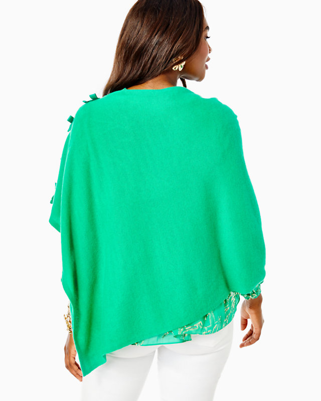 Harp Cashmere Wrap With Bows