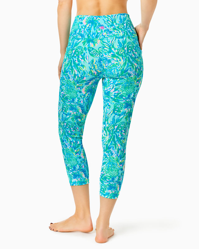 UPF 50+ Luxletic 21" South Beach High Rise Crop Legging