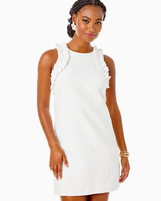 Kailee Stretch Ruffle Shift