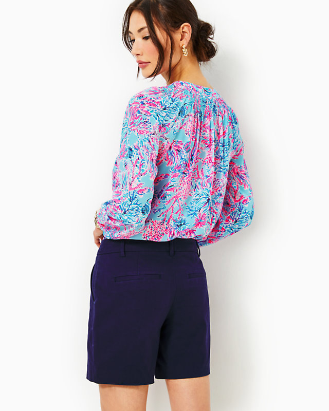 7" Shara Mid-Rise Stretch Short