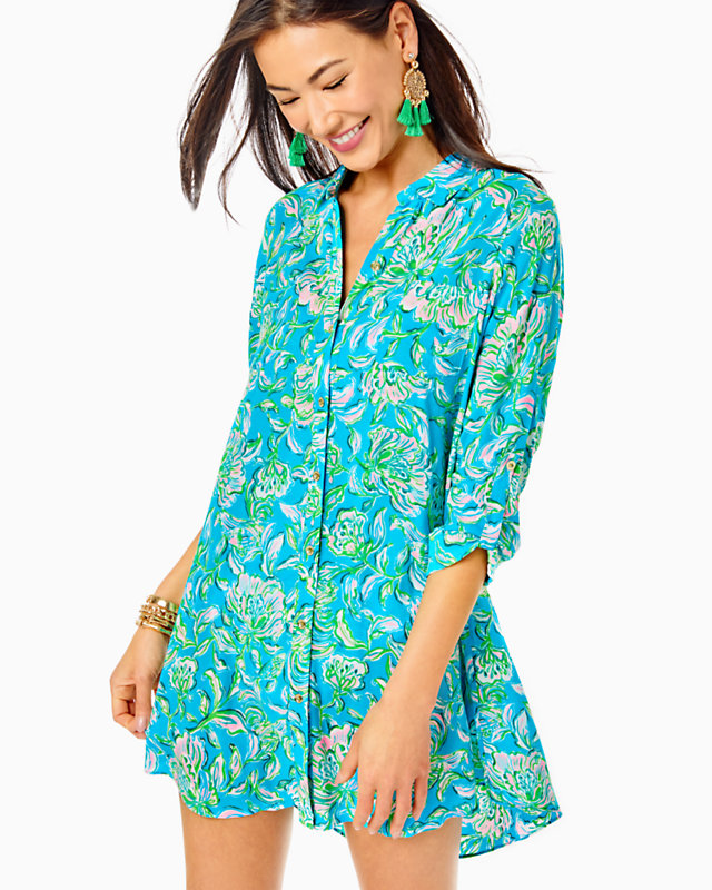 Natalie Shirtdress Cover-Up