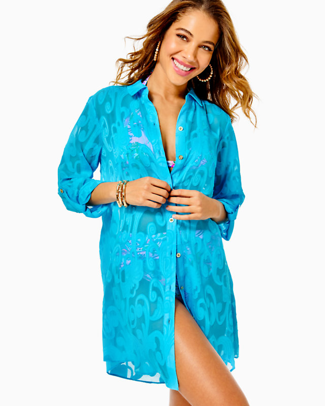 Natalie Shirtdress Cover-Up