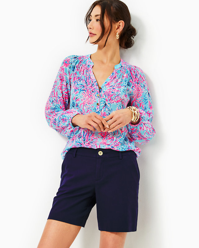 7" Shara Mid-Rise Stretch Short