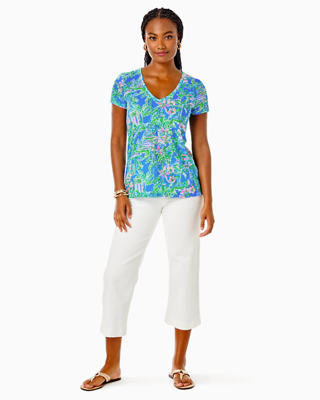 Etta V-Neck Top | Lilly Pulitzer Outlet