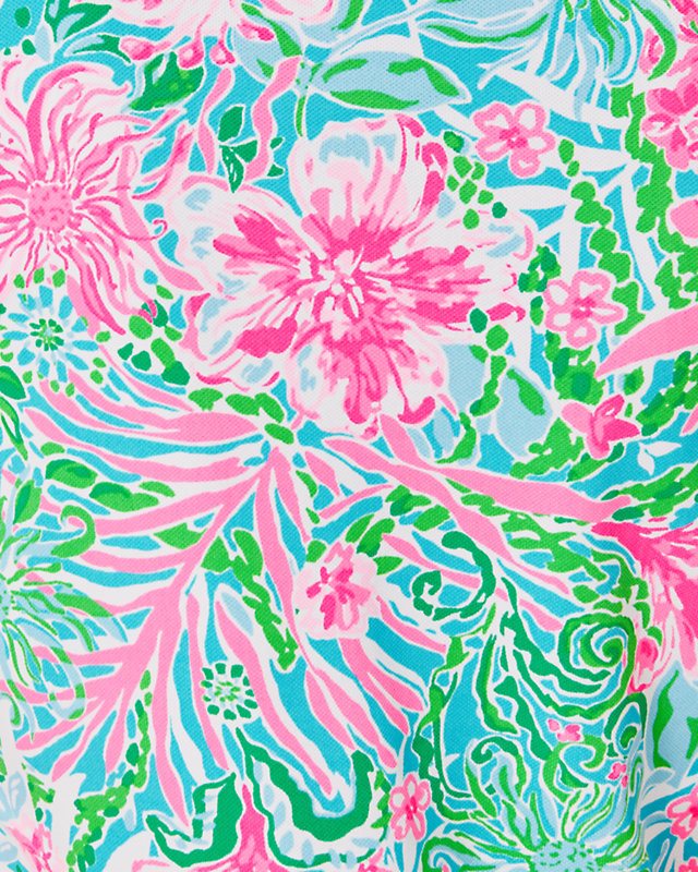 UPF 50+ Luxletic Frida Sleeveless Ruffle Polo Top | Lilly Pulitzer Outlet