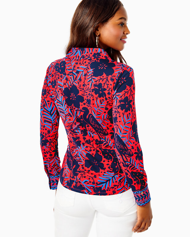 UPF 50+ ChillyLilly Marlena Button Down Top | Lilly Pulitzer Outlet