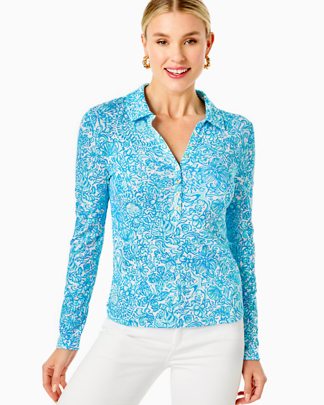 Reema Polo Top | Lilly Pulitzer Outlet