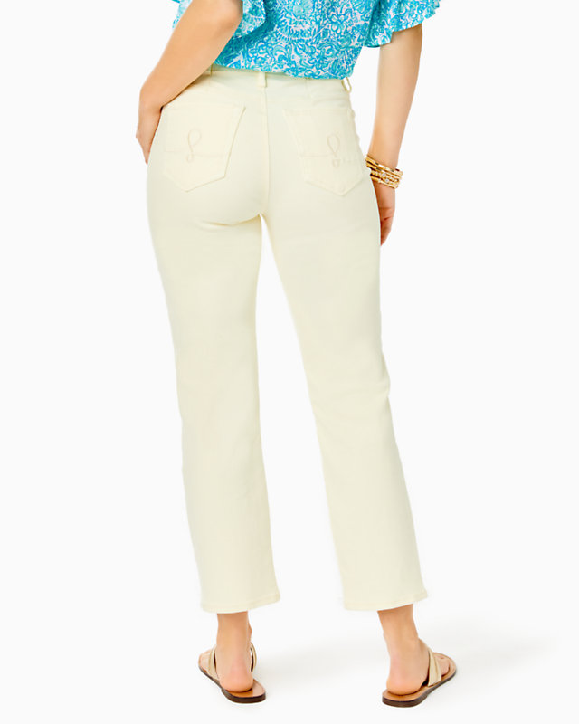 27" South Ocean High Rise Straight Leg Jean | Lilly Pulitzer Outlet
