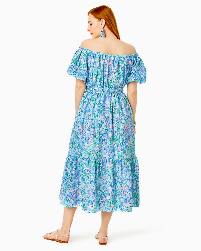 Tamie Off-the-Shoulder Midi Dress | Lilly Pulitzer Outlet