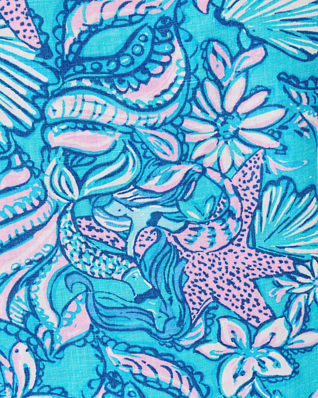 Mialeigh Elbow Sleeve Linen Top | Lilly Pulitzer Outlet | Lilly Pulitzer Outlet