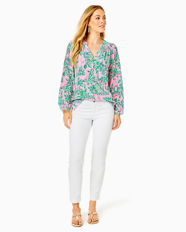 29" Kelly Textured Ankle Length Skinny Pant | Lilly Pulitzer Outlet