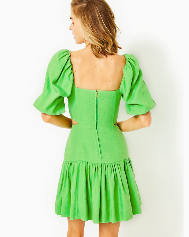 Kylanne Elbow Sleeve Linen Dress | Lilly Pulitzer Outlet