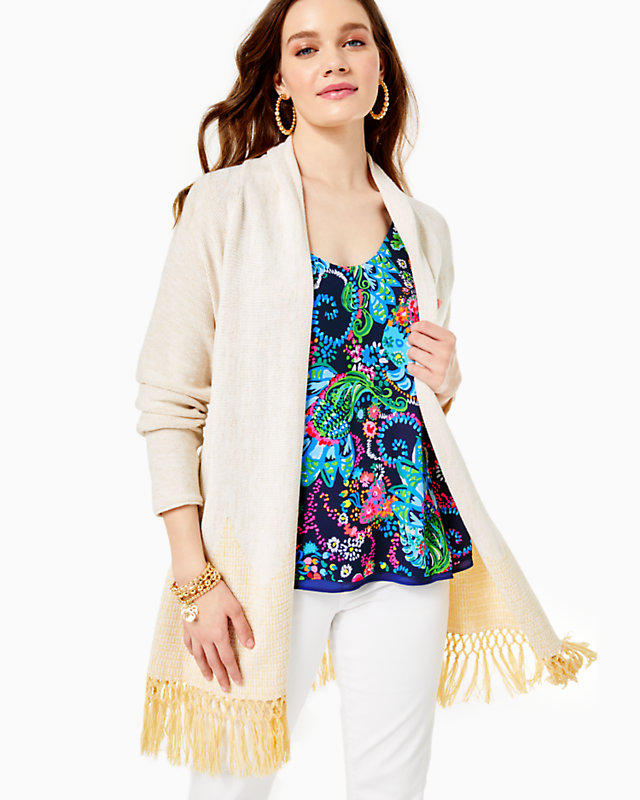 Tatum Long Fringe Hem Cardigan | Lilly Pulitzer Sale | Lilly Pulitzer Outlet