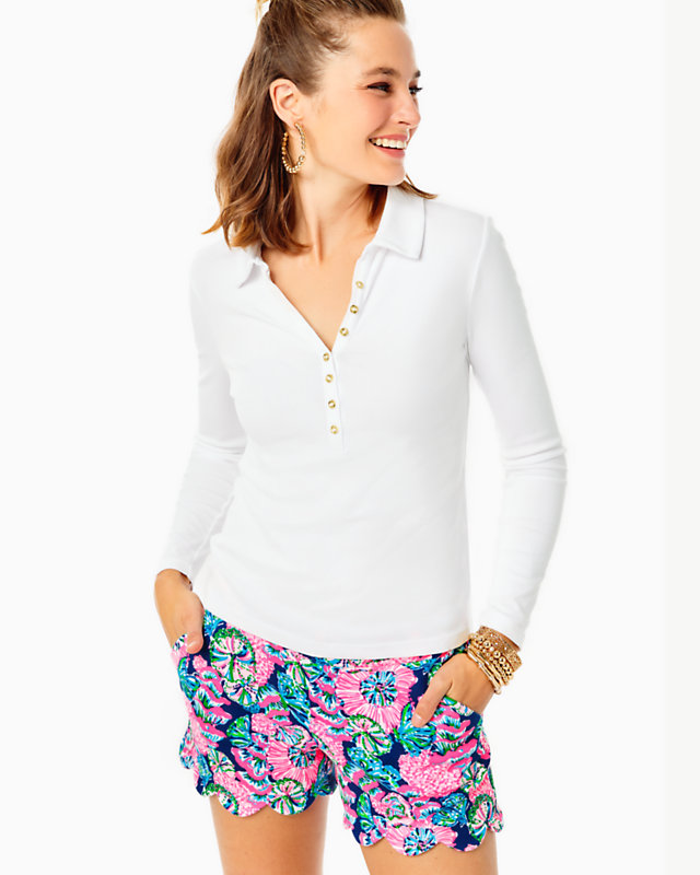 Reema Polo Top | Lilly Pulitzer Outlet