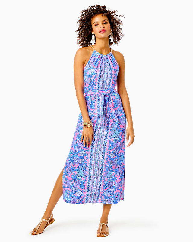 Bingham Halter Midi Dress | Lilly Pulitzer Outlet