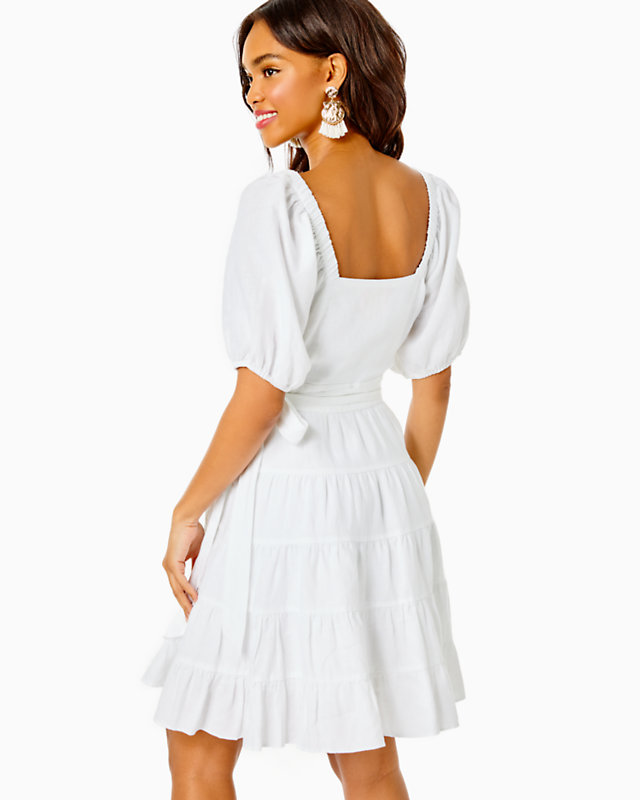 Iralee Linen Wrap Dress | Lilly Pulitzer Outlet