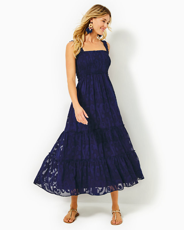 Hadly Smocked Maxi Dress | Lilly Pulitzer Outlet