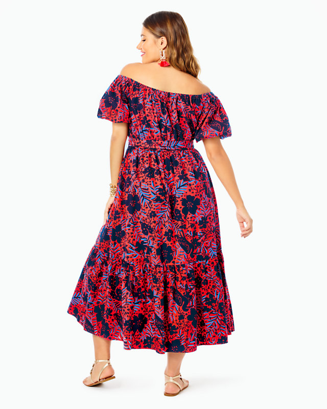 Tamie Off-the-Shoulder Midi Dress | Lilly Pulitzer Outlet