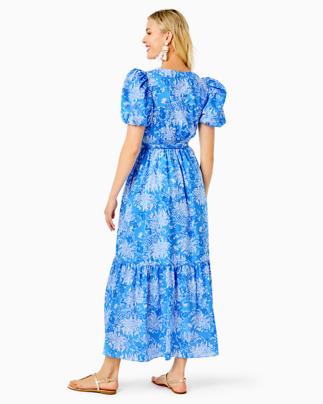 Ezralyn Short Sleeve Cotton Maxi Dress | Lilly Pulitzer Outlet