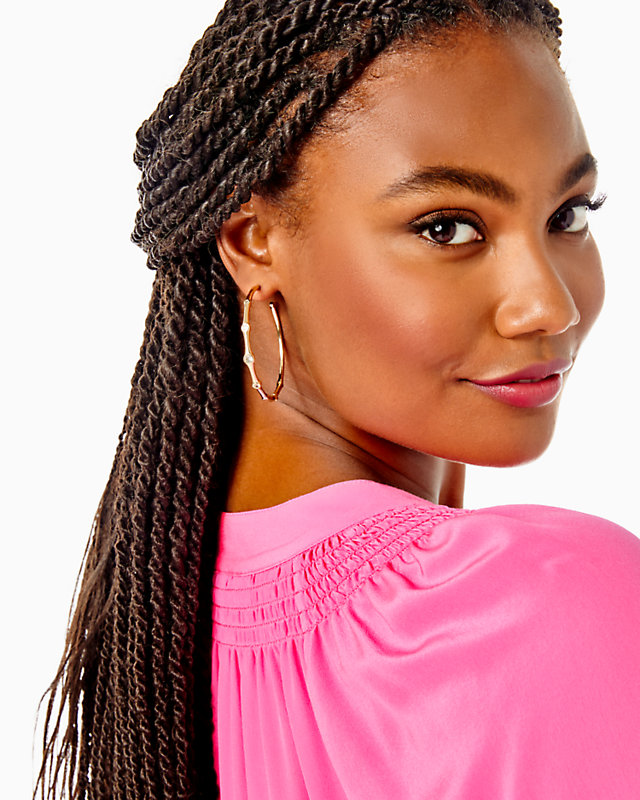 Twilight Hoop Earrings | Lilly Pulitzer Sale | Lilly Pulitzer Outlet