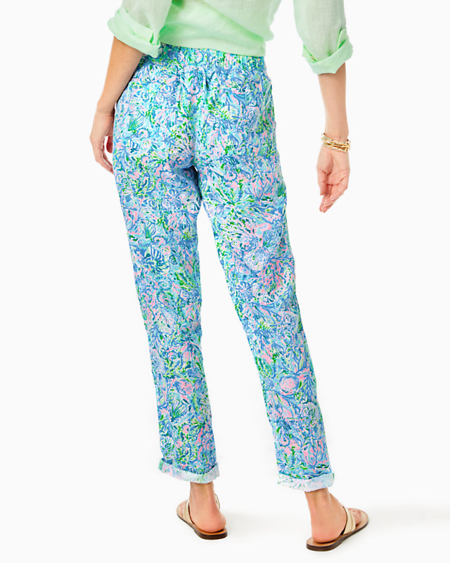 31" Taron Mid-Rise Linen Pant | Lilly Pulitzer Outlet