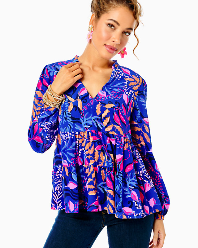 Sarita Silk Top | Lilly Pulitzer Outlet
