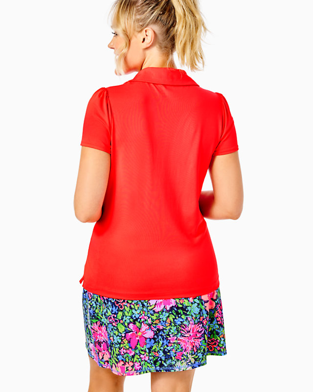 UPF 50+ Luxletic Frida Puff Sleeve Polo | Lilly Pulitzer Outlet