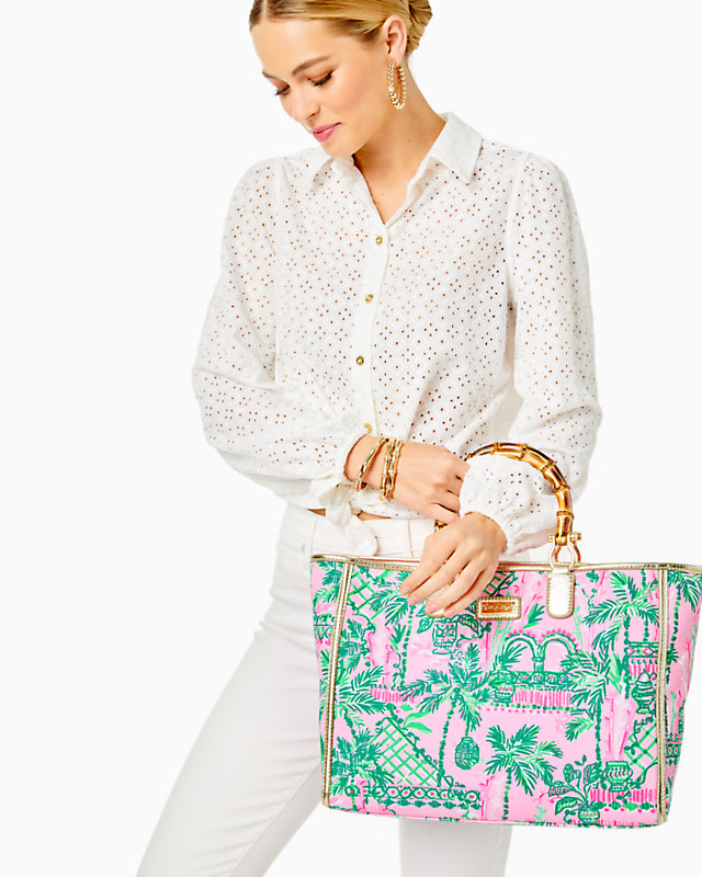 Greydon Canvas Tote | Lilly Pulitzer Sale | Lilly Pulitzer Outlet